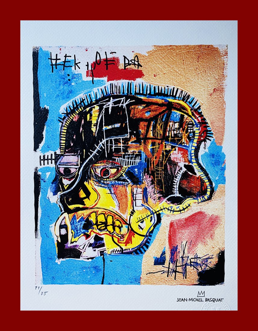 Jean-Michel Basquiat (after) - Skull (1 of 6)