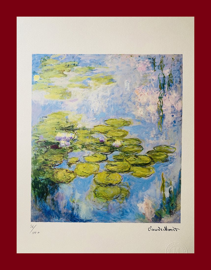 Claude Monet (after)- Waterlilies (1 of 6)