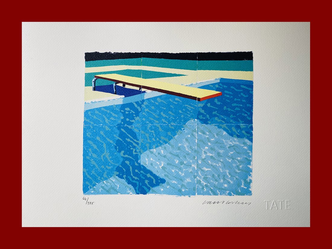 David Hockney (after) -  Diving Board With Shadow (1 of 5)