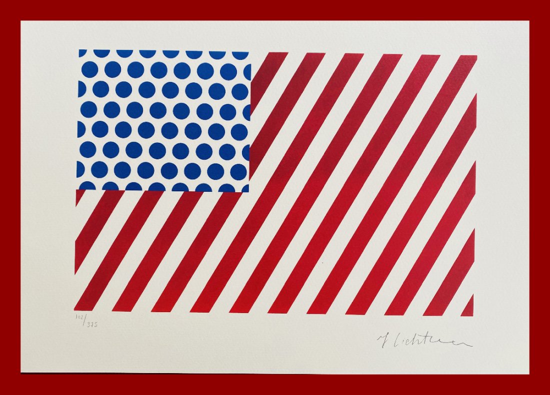 Roy Lichtenstein - The Flag (1 of 7)