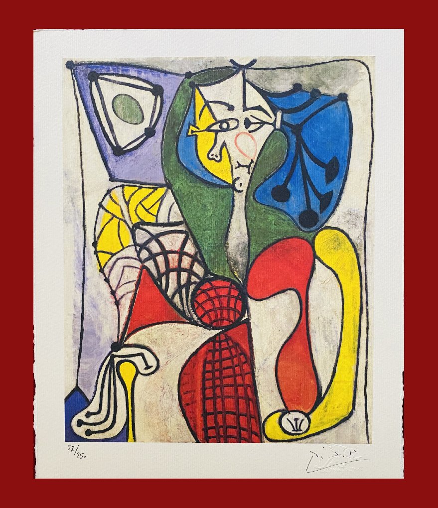 Pablo Picasso - Woman on an Armchair (1 of 6)