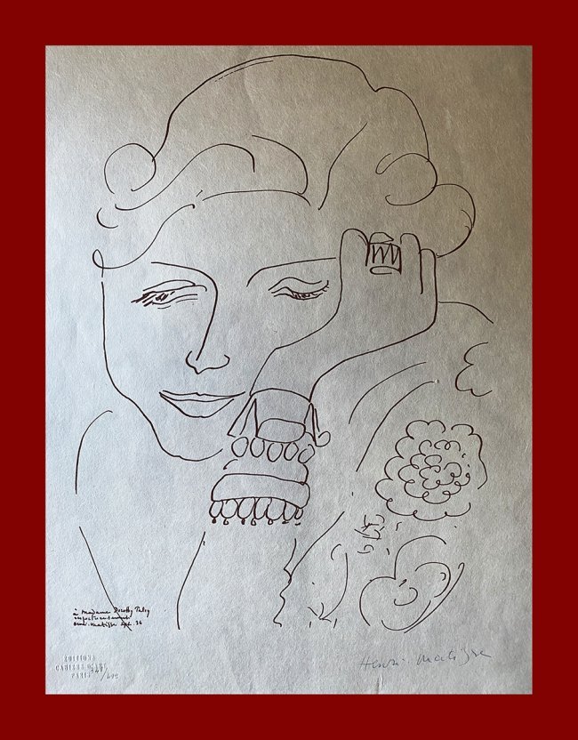 Henri Matisse - To MMe. Dorothy Taley (1 of 6)
