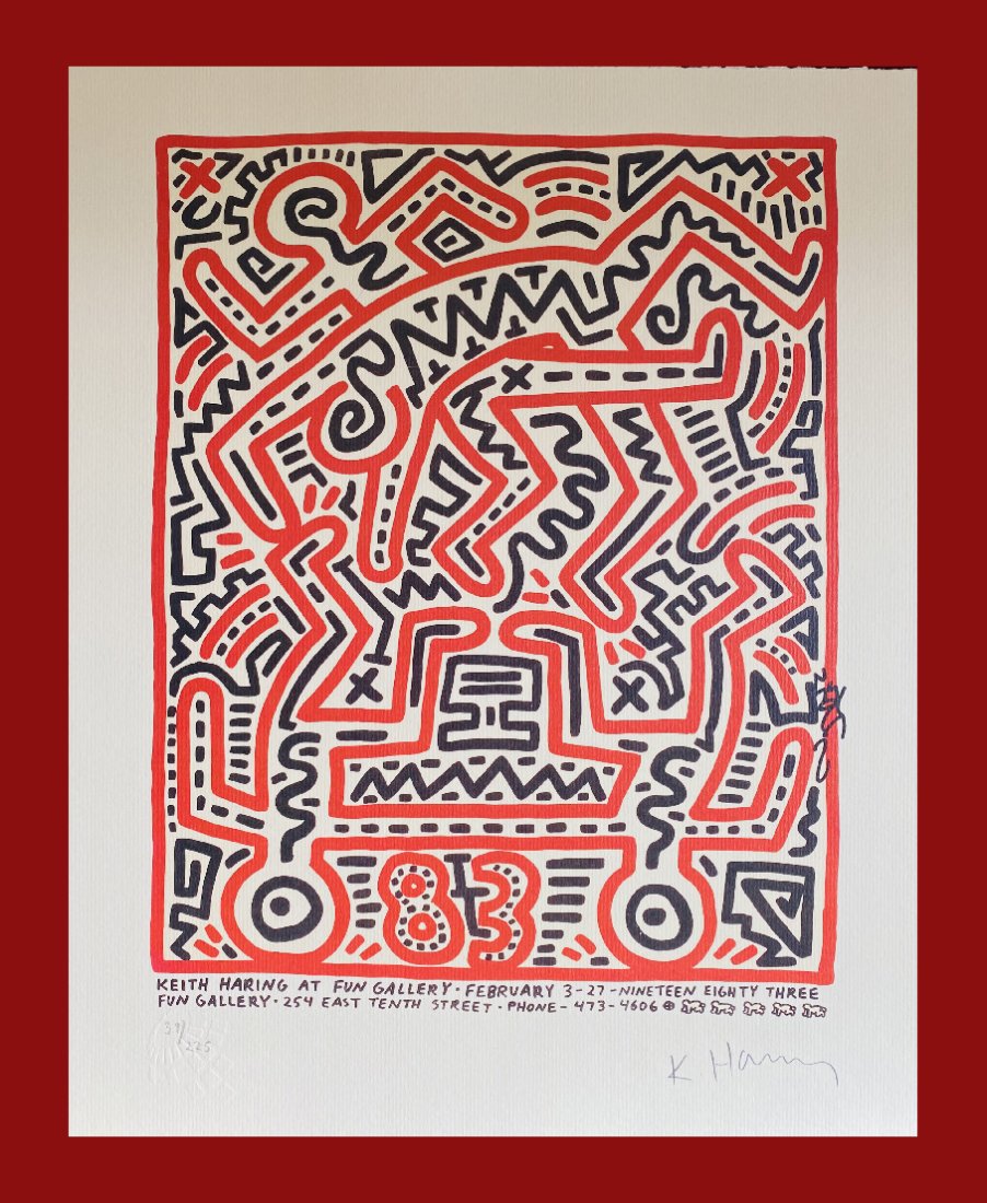 Keith Haring - Fun Gallery Poster (1 of 5)