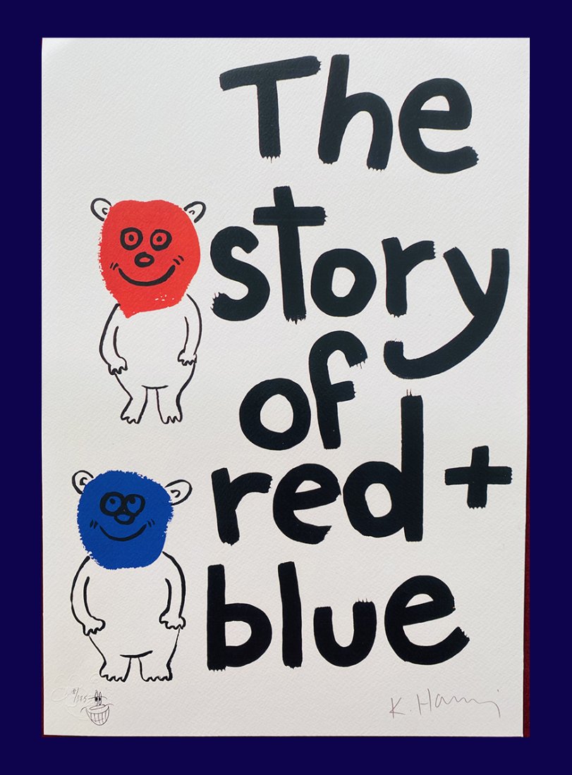 Keith Haring - The Story of Red + Blue (1 of 7)