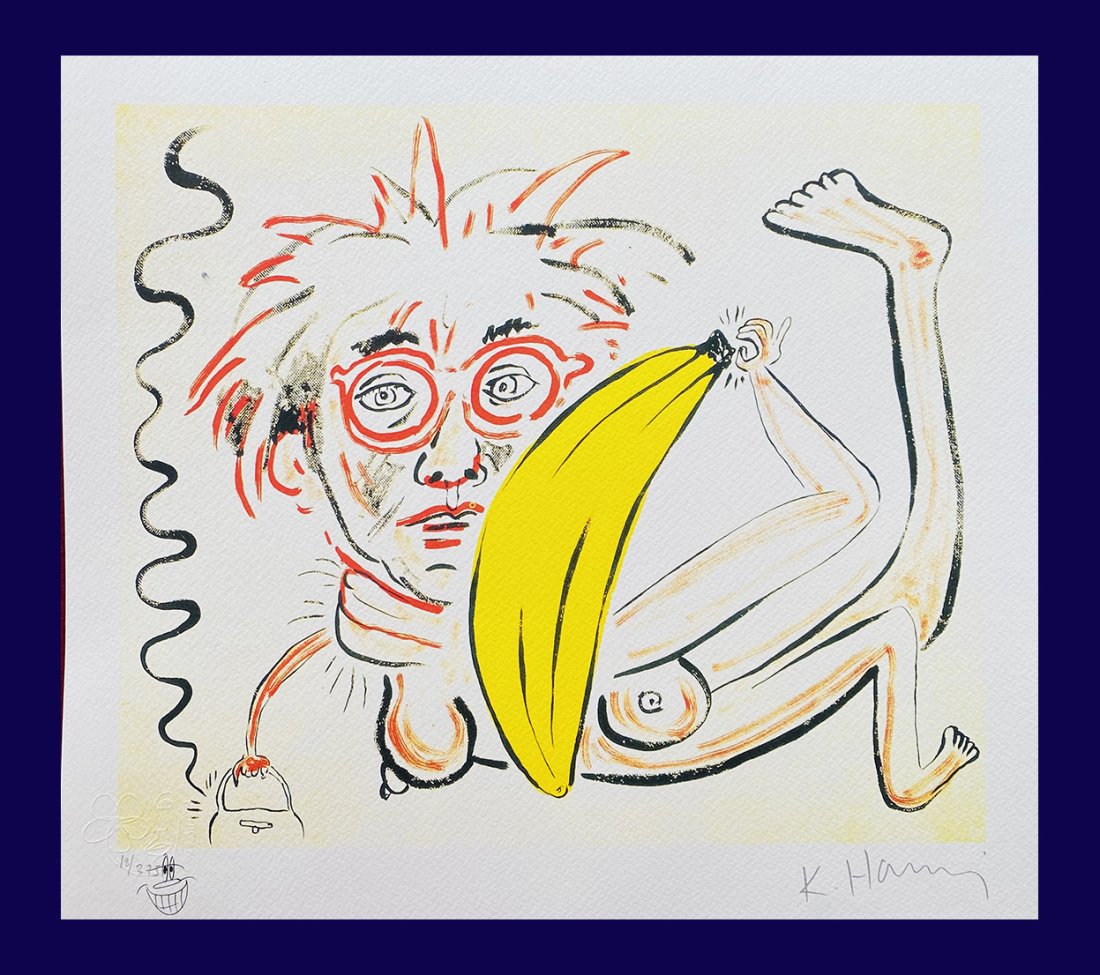 Keith Haring - Andy Warhol (1 of 7)