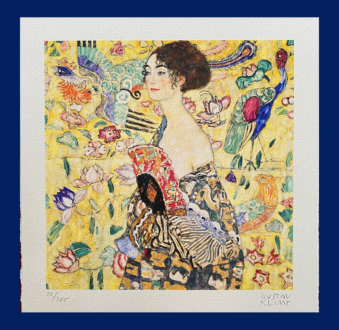 Gustav Klimt - Lady with Folding Fan (1 of 7)