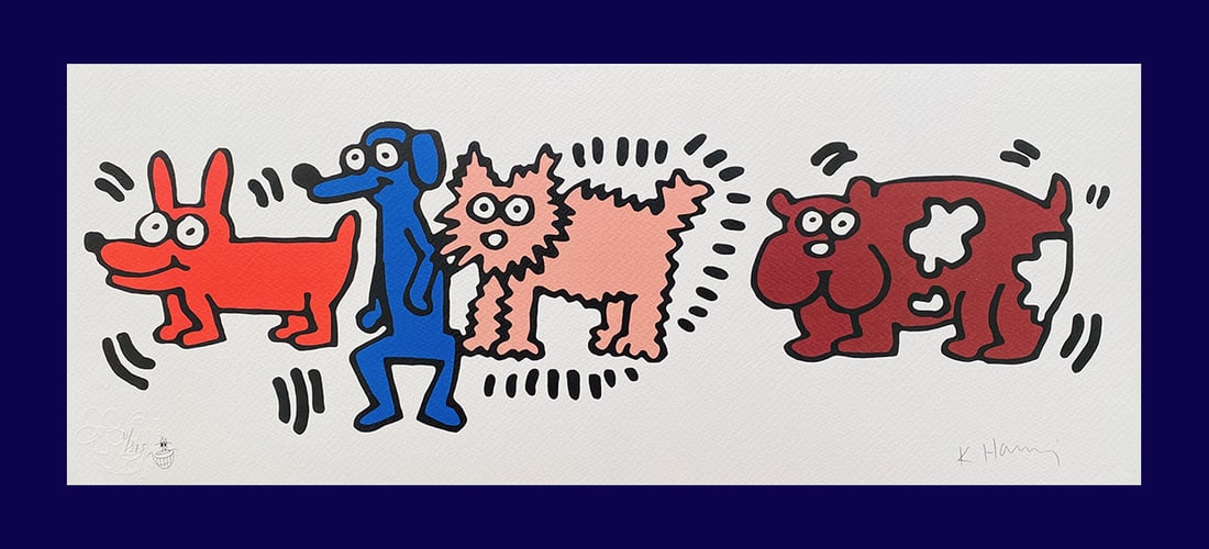 Keith Haring - Dogs & Cats Serie (1 of 7)