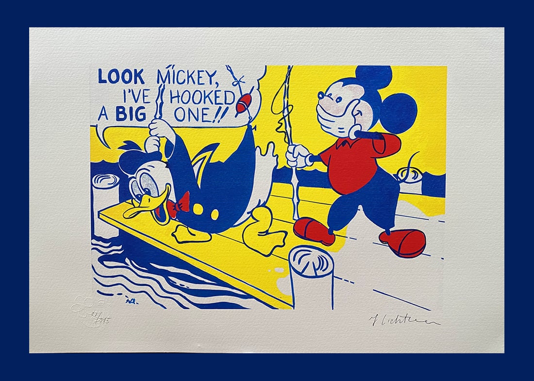 【DEATH NYC】Mickey ×Roy Lichtenstein Roy Lichtenstein Look, Mickey