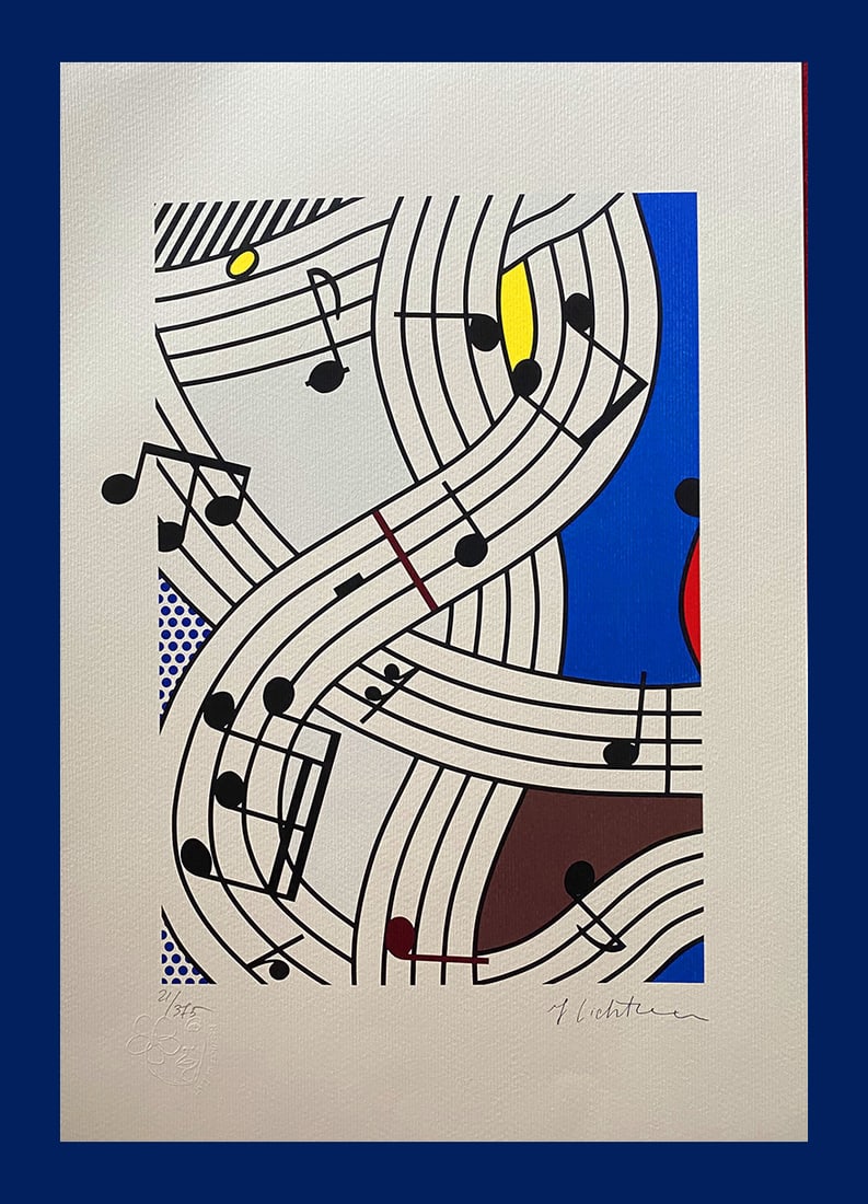 Roy Lichtenstein - Music (1 of 7)