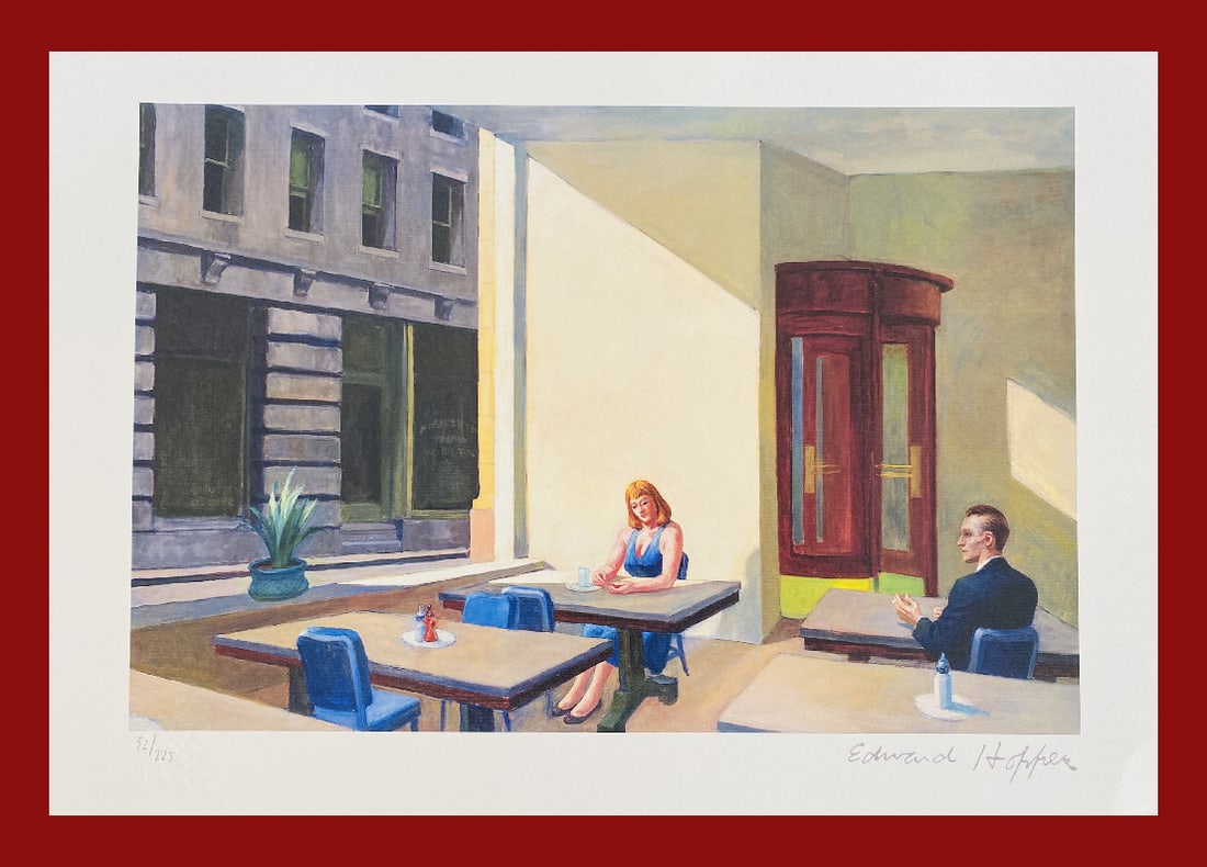 Edward Hopper - Sunlight in a Cafeteria (1 of 7)