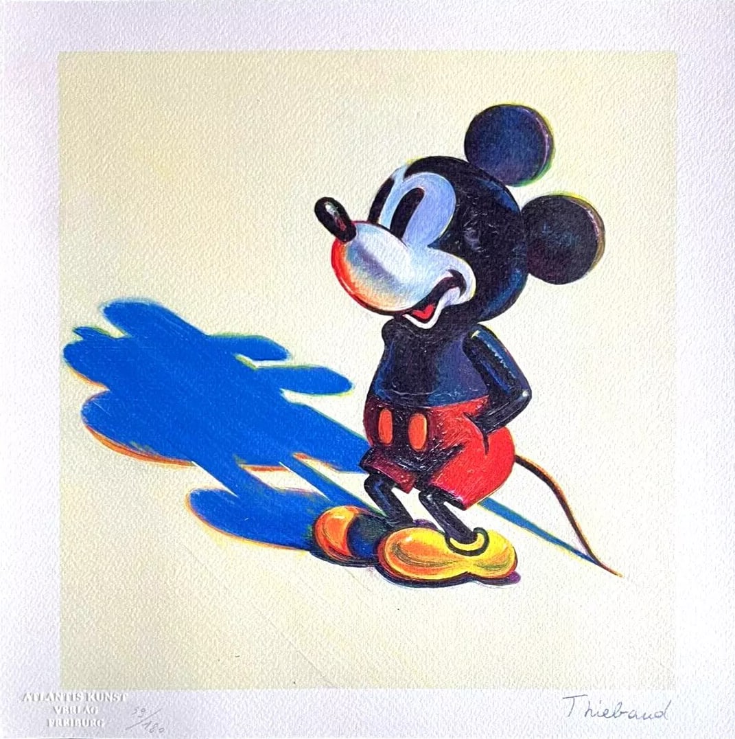 Wayne Thiebaud ミッキーマウス アートポスター 1984 s-l400.jpg