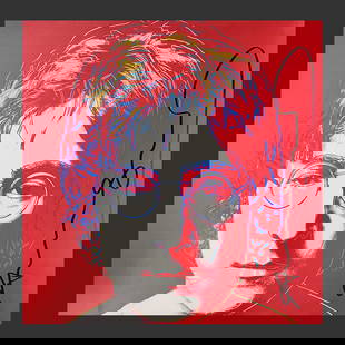 Andy Warhol - John Lennon: Andy Warhol "Ladies and Gentlemen" beautiful original HAND SIGNED poster on Lenox Paper attributed to the american pop art master Andy Warhol. Hand signed on the right. Certificate of Edition with the