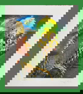 Salvador Dali - Untitled: Salvador Dali "Untitled" Giclee Fine Art Print after an original work. Dry stamp. Print-signed lower right, numbered lower left.Excellent conditions. Shipped with care in solid tube, fast shipping in