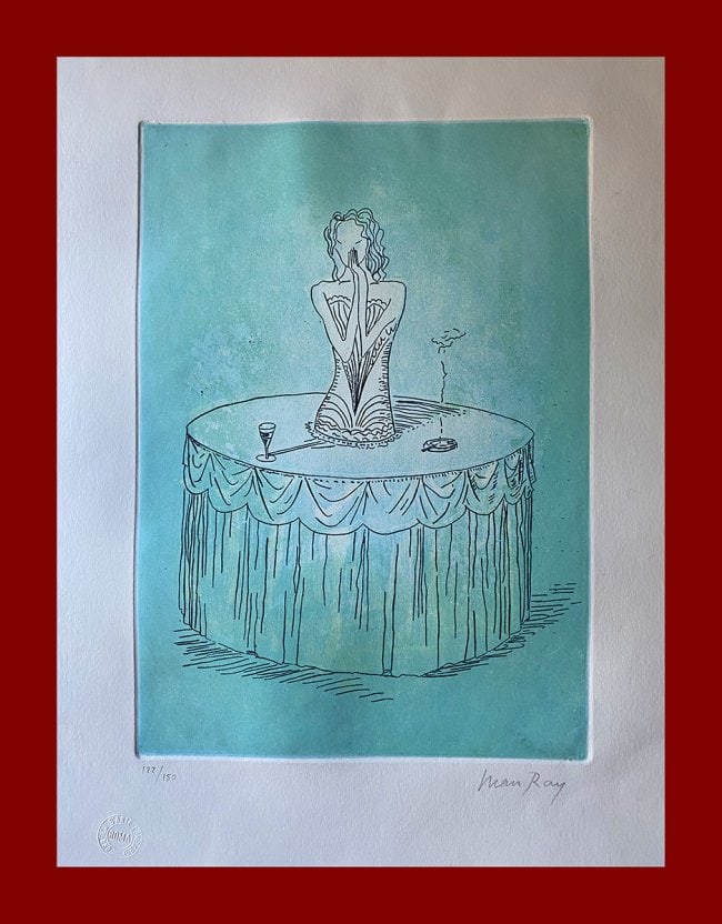 Man Ray - Costume de Bal: Man Ray "Costume de Bal" Original etching. Signed lower right, numbered lower left. Certificate of Edition provided. Excellent conditions. Shipped with care in solid tube, fast shipping in 3-4 days al