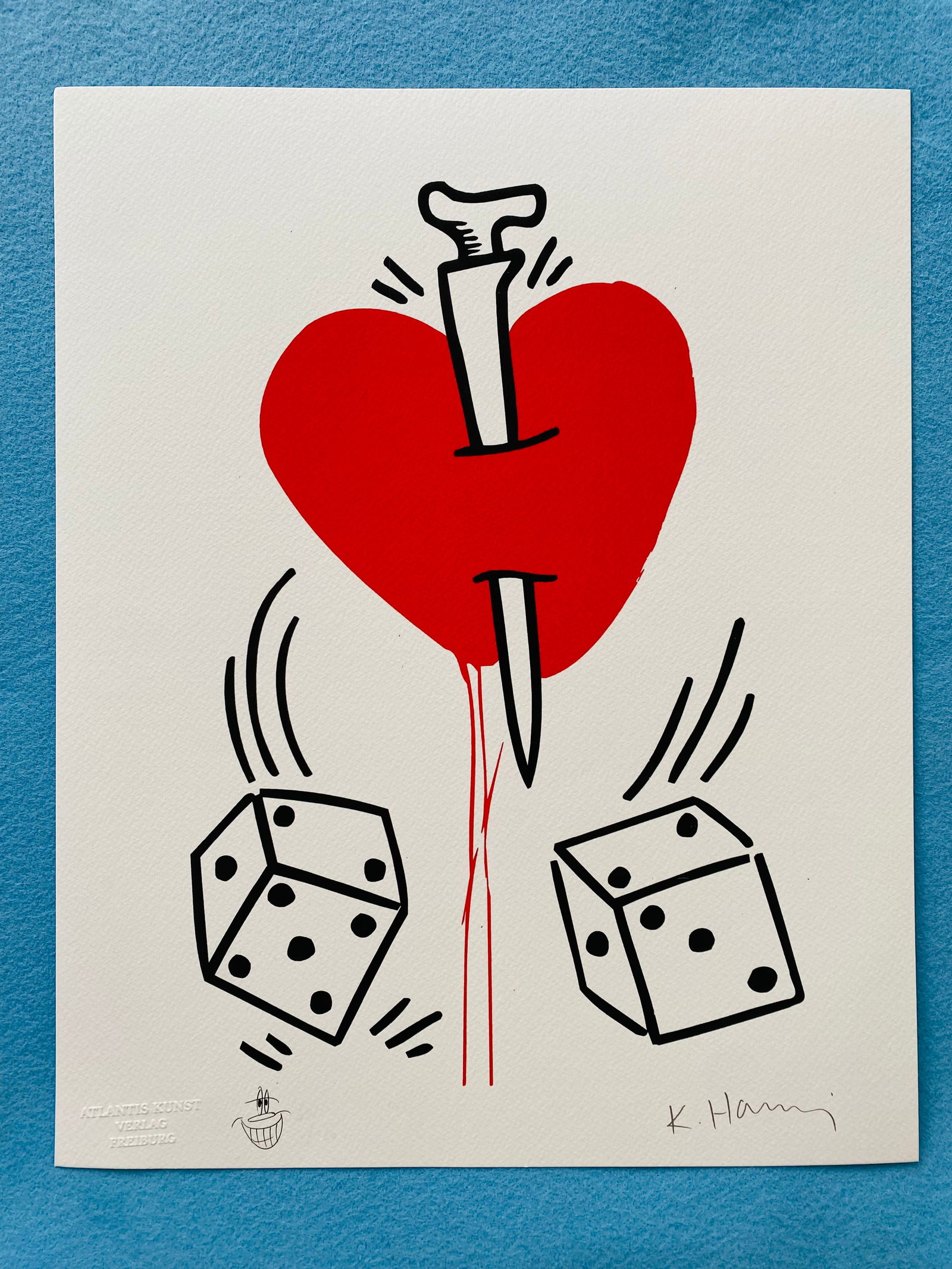 Keith Haring - Untitled - Heart (1 of 5)