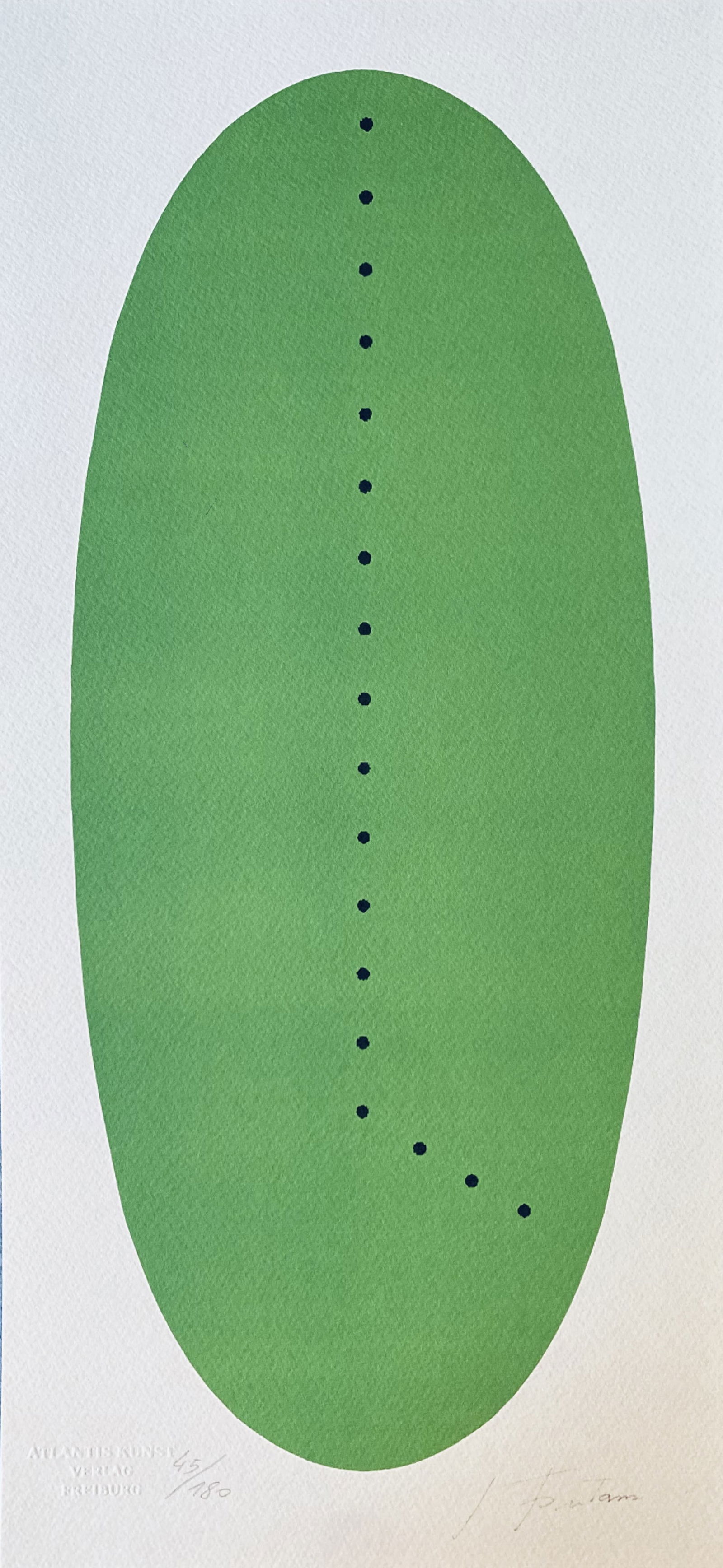 Lucio Fontana - Concetto Spaziale: Lucio Fontana "Concetto Spaziale" Chromolithograph after an original work. Dry stamp. Signed on the plate lower right, numbered lower to the left.Excellent conditions. Shipped with care in solid tube,
