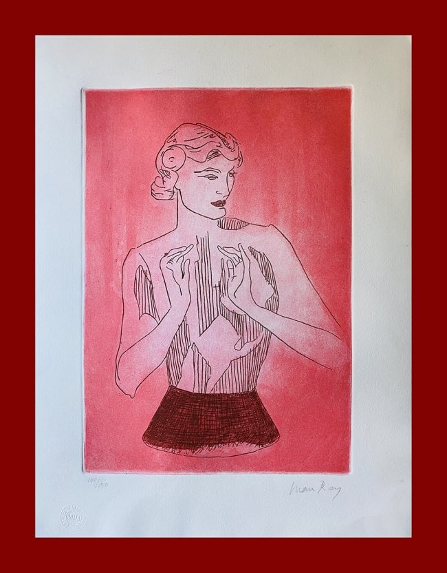 Man Ray - The Mannequin: Man Ray "The Mannequin" Original etching. Signed lower right, numbered lower left. Certificate of Edition provided. Excellent conditions. Shipped with care in solid tube, fast shipping in 3-4 days all