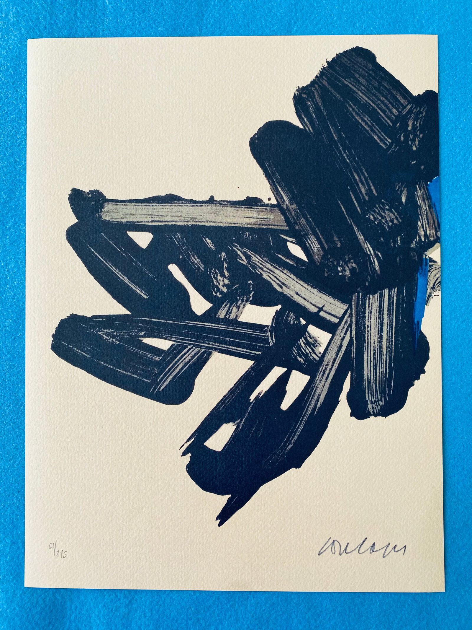 Pierre Soulages - Lithograph N. 17 (1 of 6)