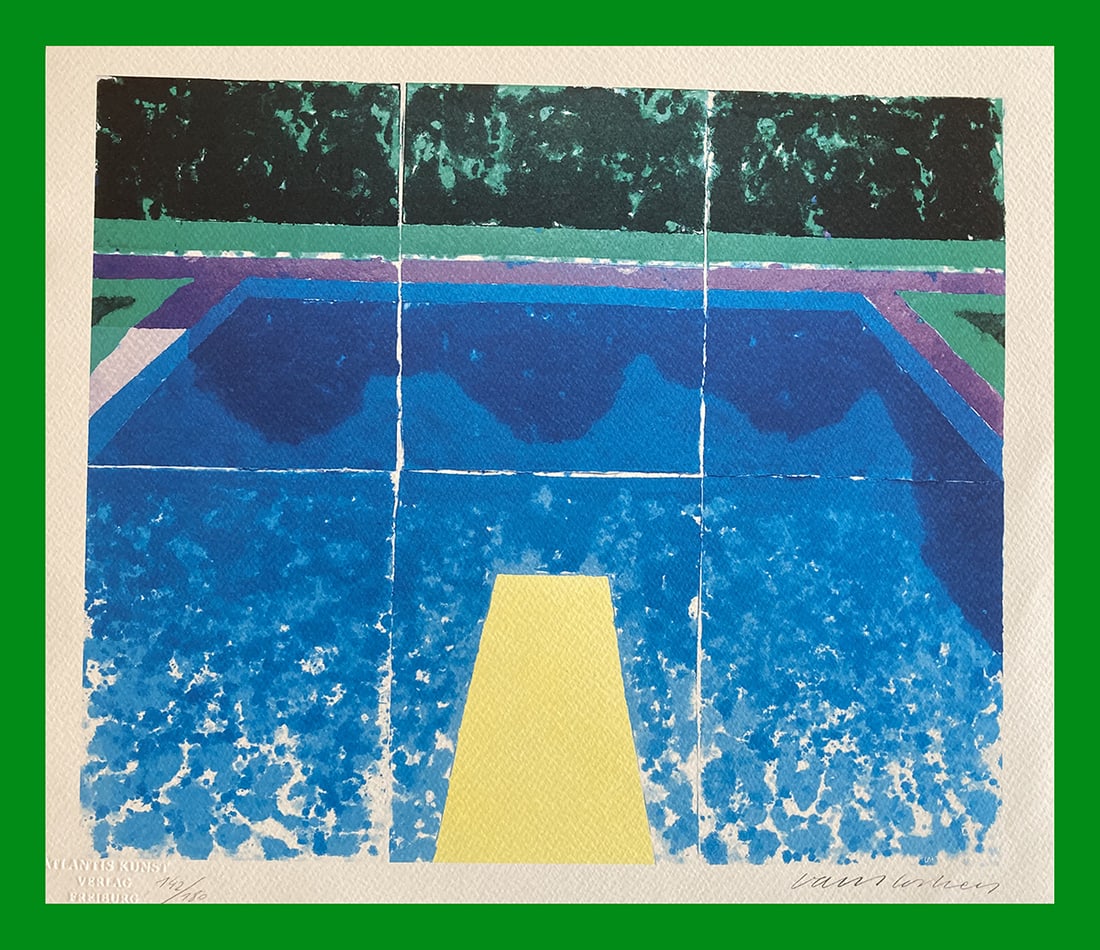 David Hockney - Pool With Three Blues (1 of 6)