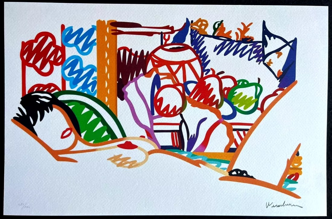 Tom Wesselmann - Monica Nude with Cezanne Portfolio (1 of 6)