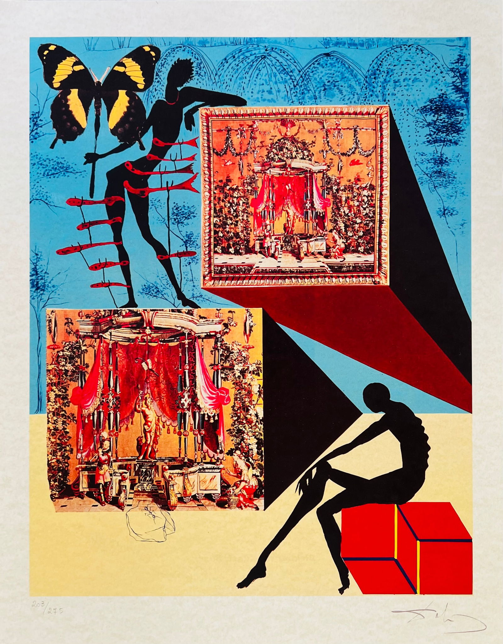 Salvador Dali - Memory of Surrealism: Salvador Dali "Memory of Surrealism" Chromolitograph after an original work. Print-signed lower right. Numbered lower left. Excellent conditions. Shipped with care in solid tube, fast shipping in 3-4