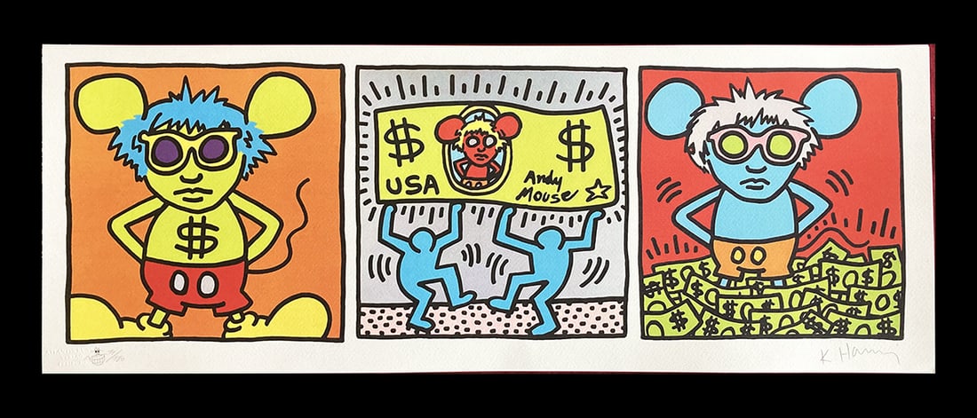 Keith Haring - Tryptich (1 of 7)