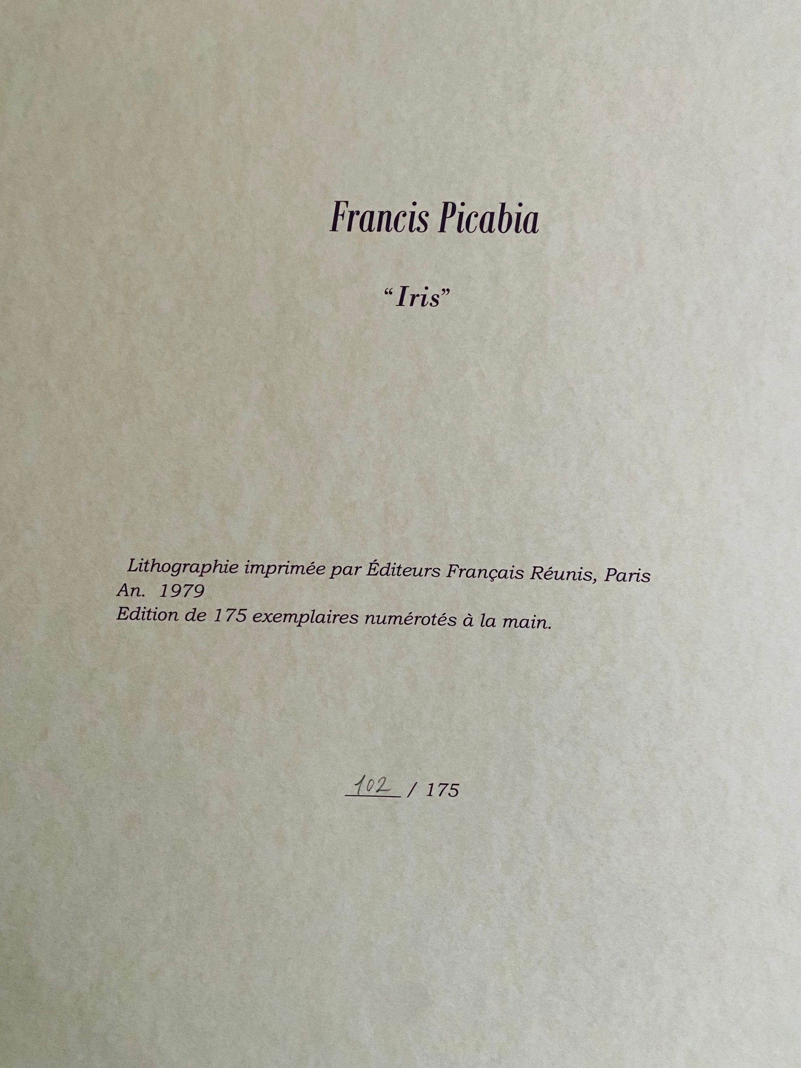 Francis Picabia - Iris - 5