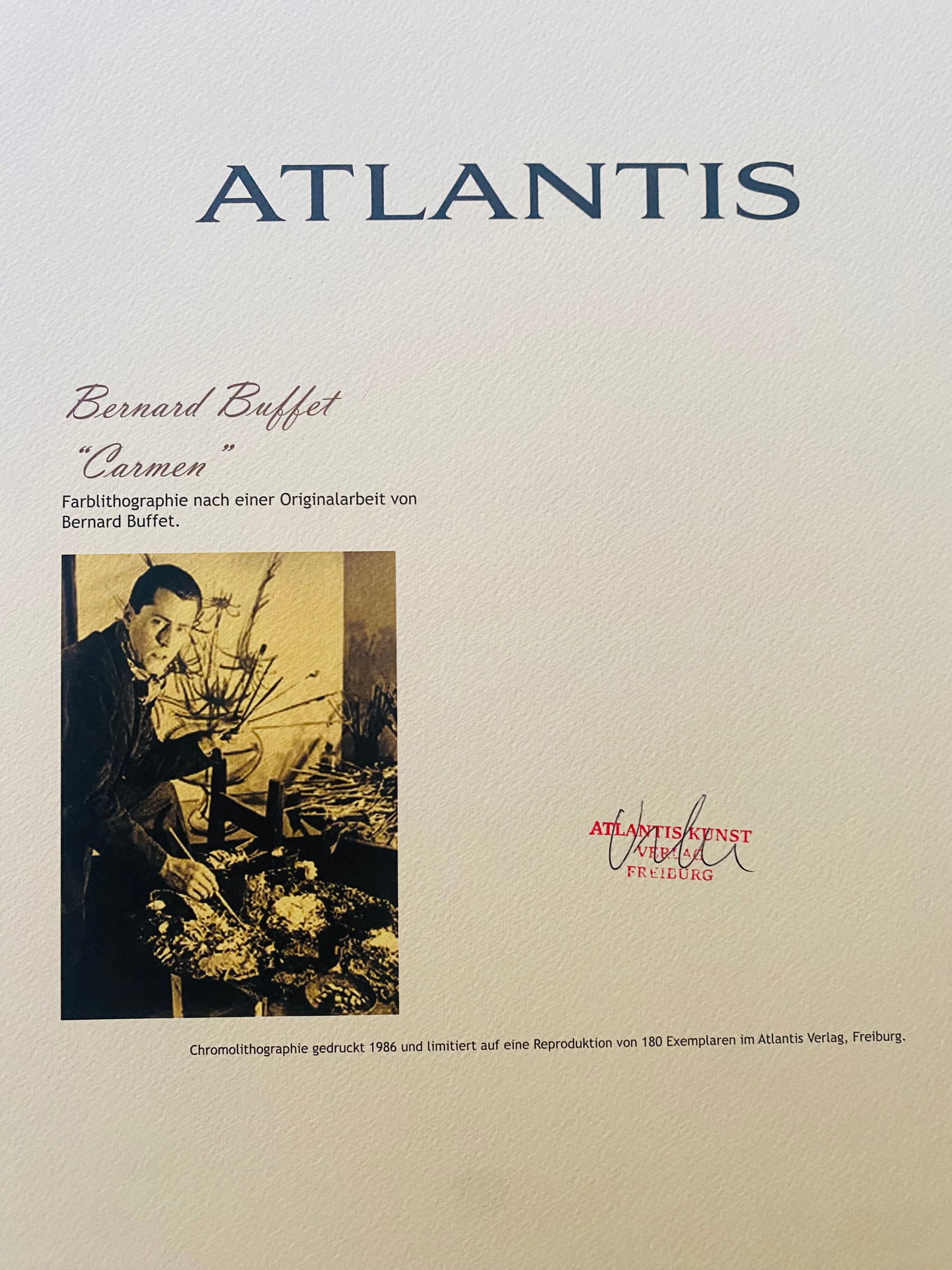 Bernard Buffet - Carmen - 5