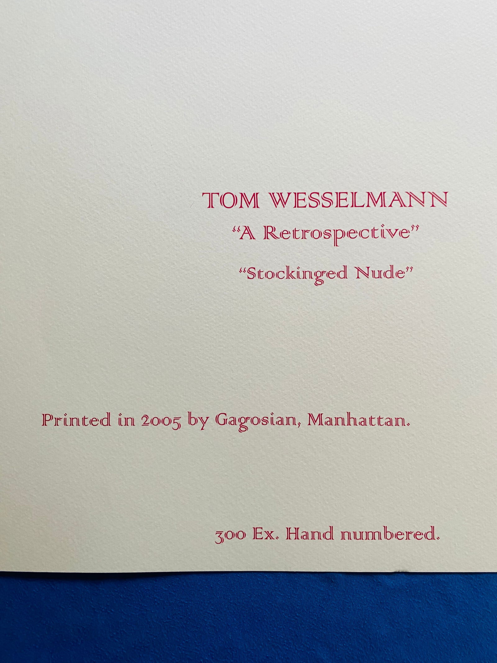 Tom Wesselmann - Stockinged Nude - 5