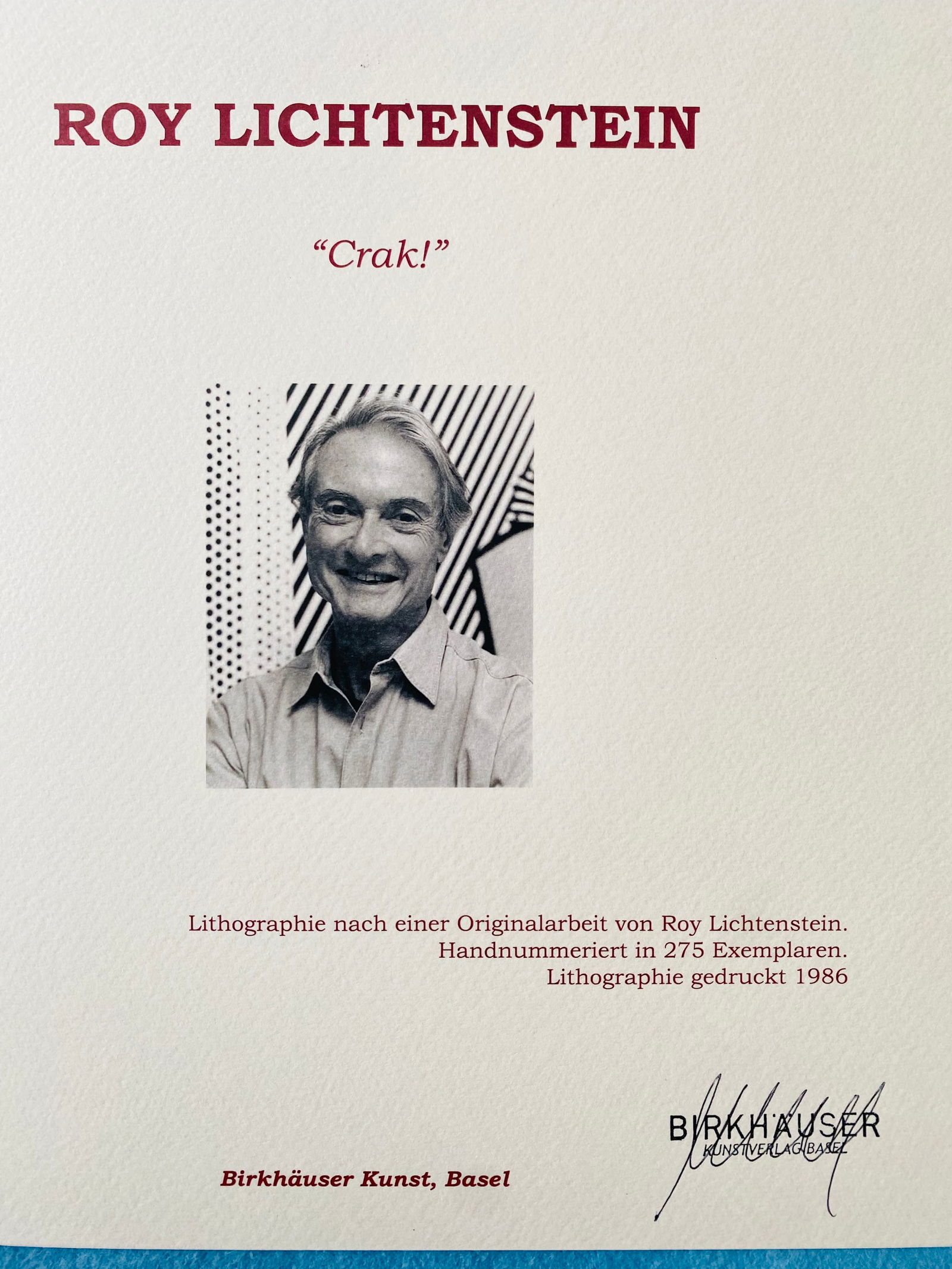 Roy Lichtenstein - Crak! - 5