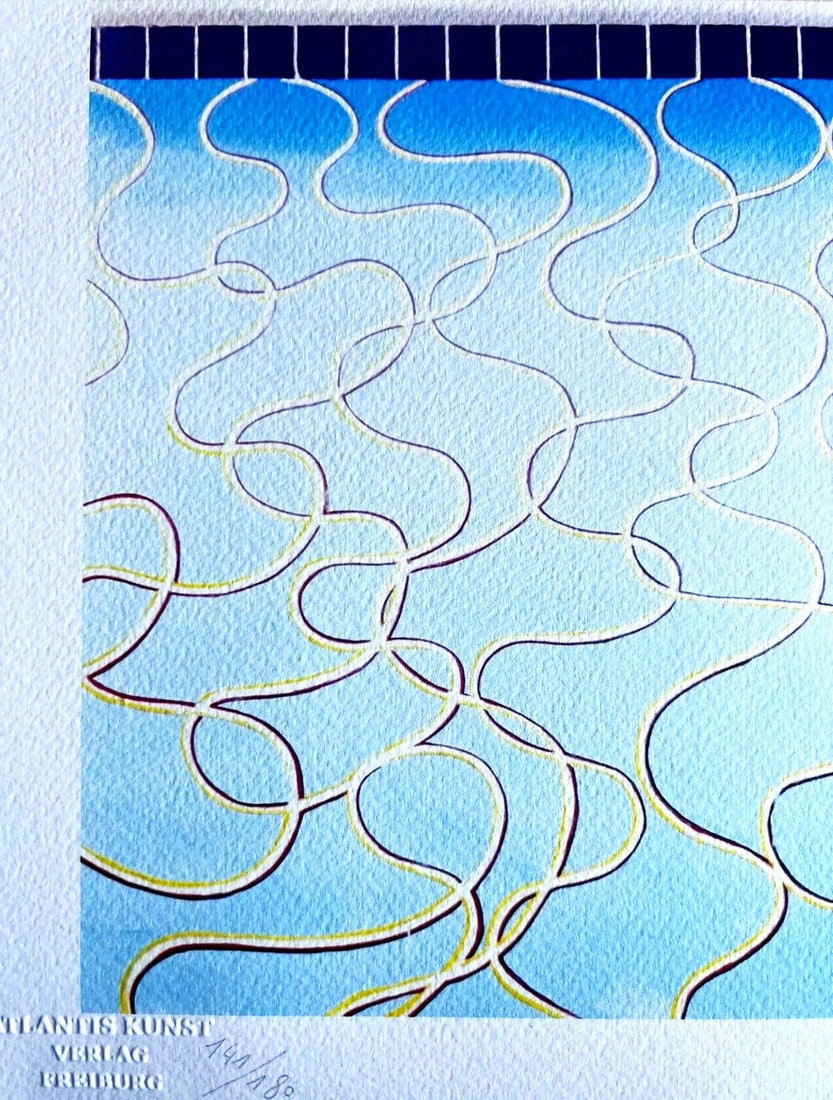 David Hockney - Man Sunbathing - 3