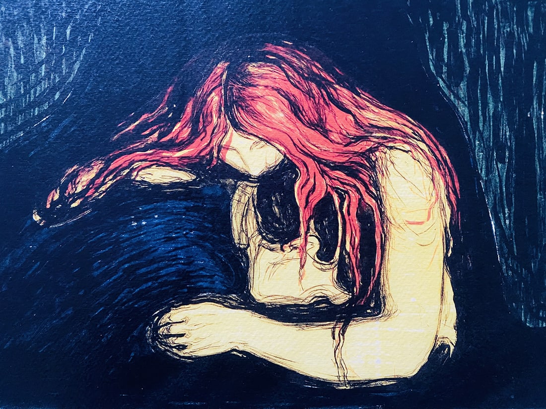 Edvard Munch - Vampires - 2
