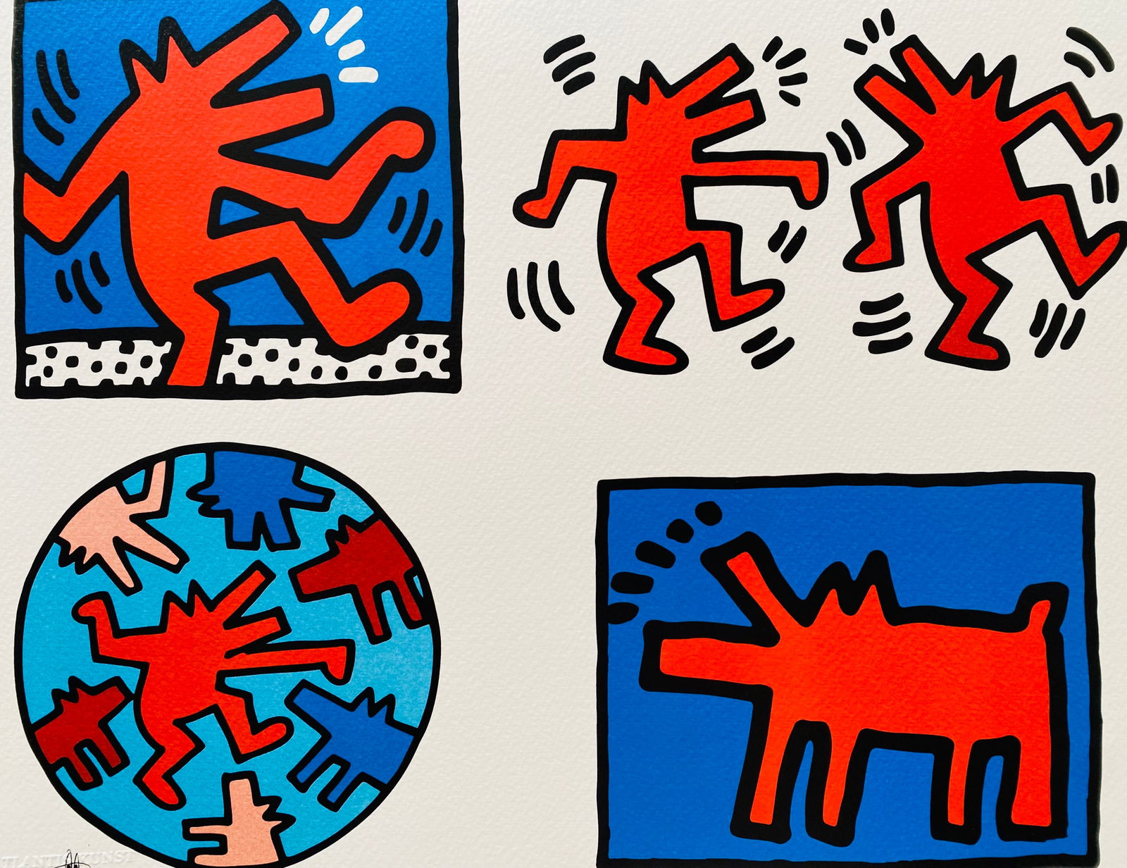 Keith Haring - Dogs - 2