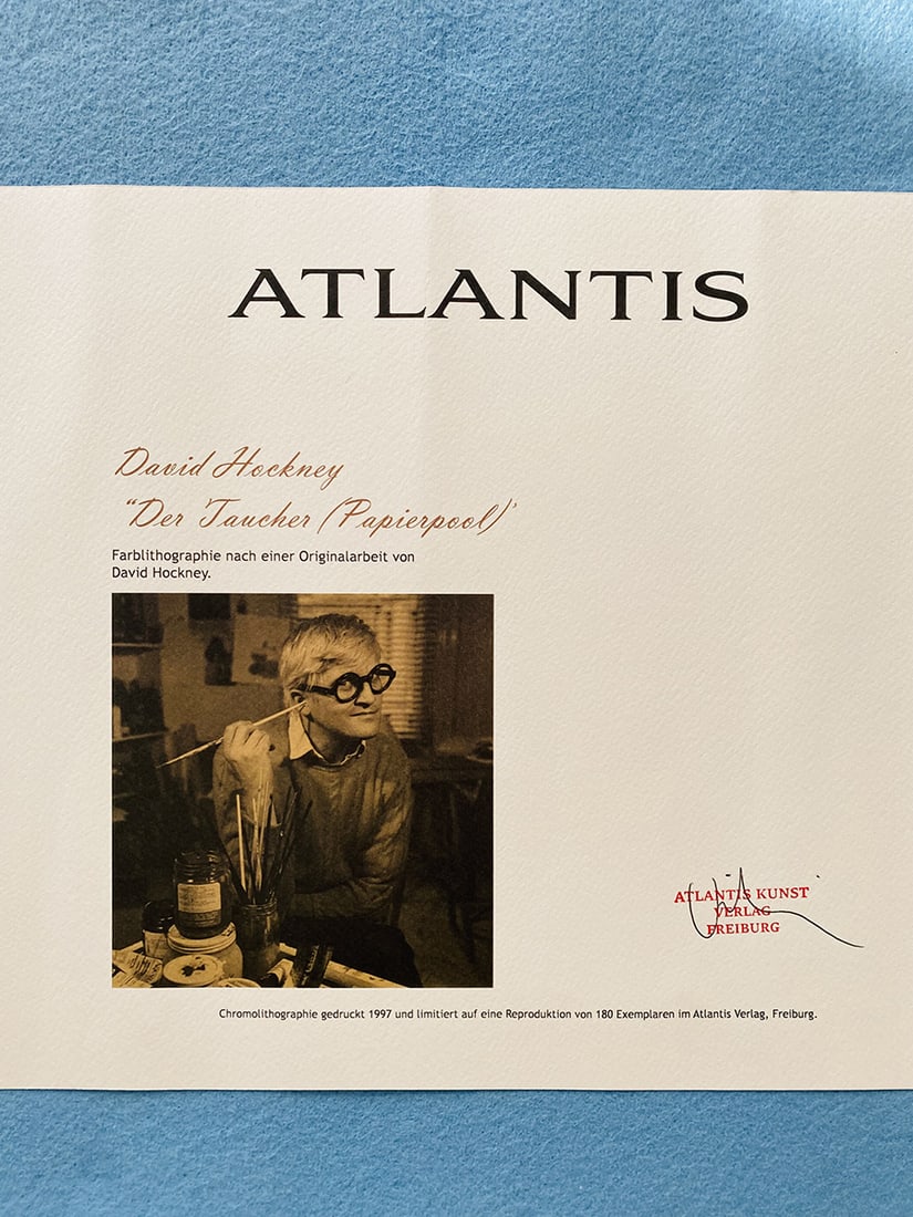 David Hockney - The Diver - 5