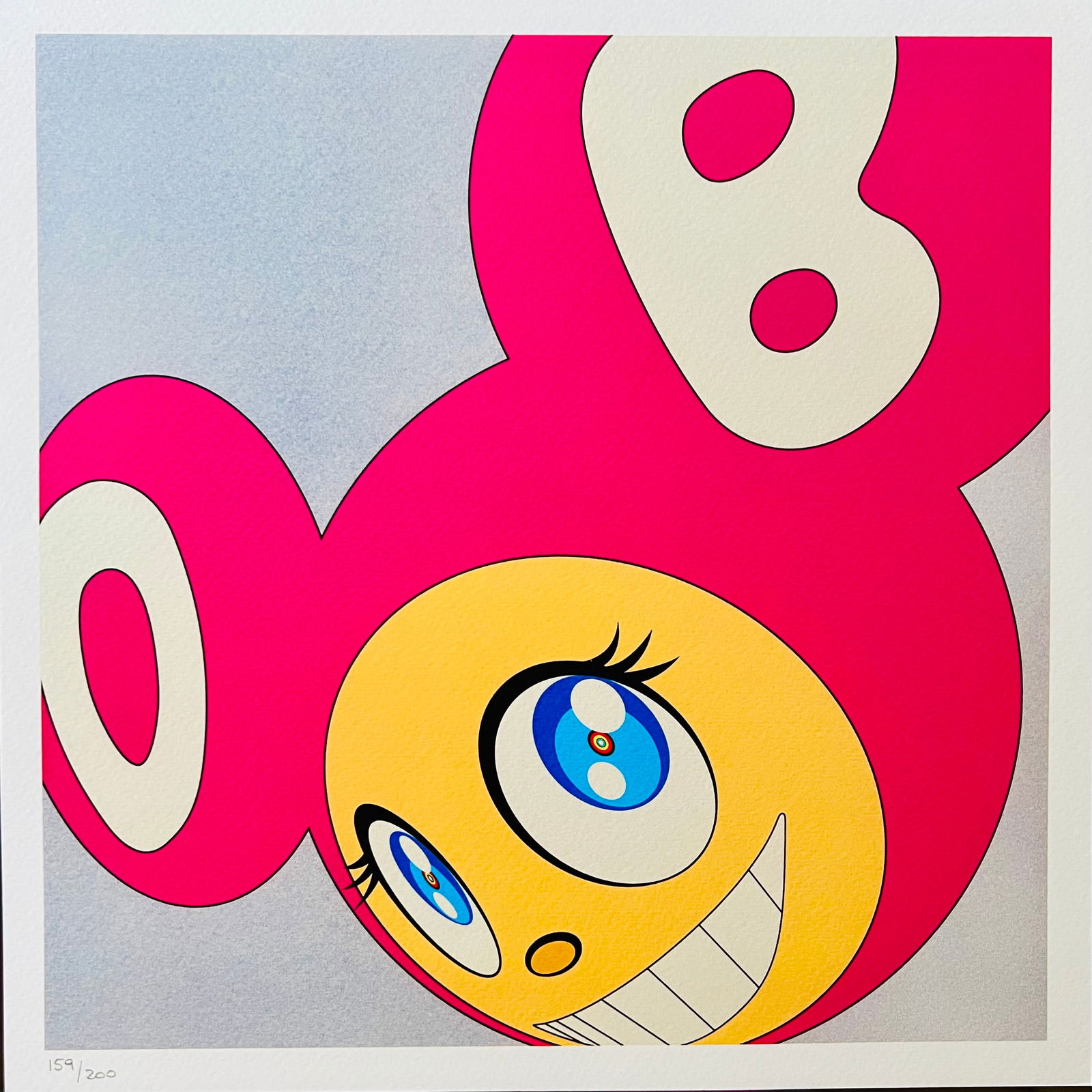 Takashi Murakami - And Then Pink: Takashi Murakami "And Then Pink" Chromolitograph after an original work. Numbered lower left. Excellent conditions. Shipped with care in solid tube, fast shipping in 3-4 days all over the world, 1-2