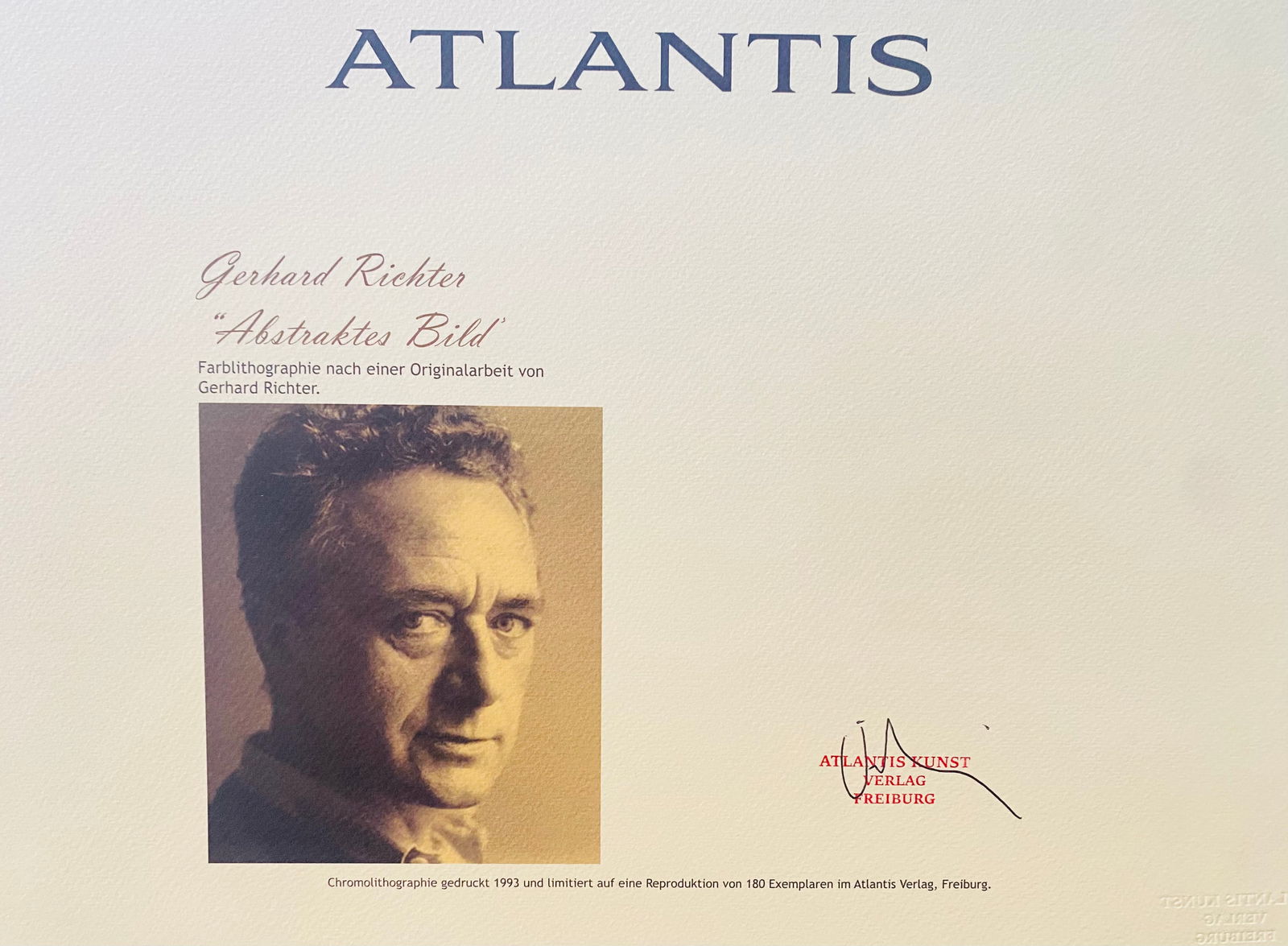 Gerhard Richter - Abstract Composition - 5