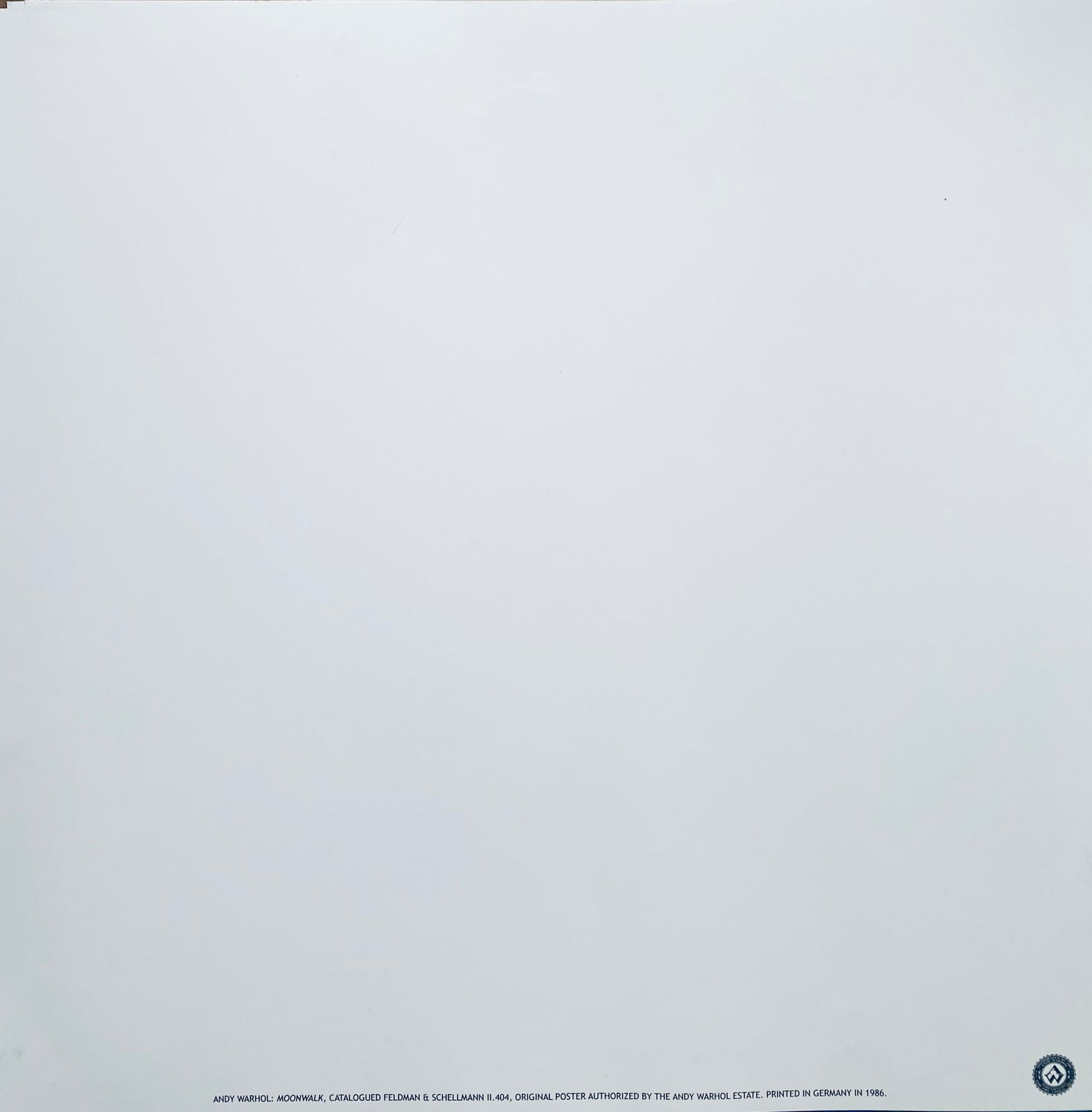 Andy Warhol - Moonwalk - 4