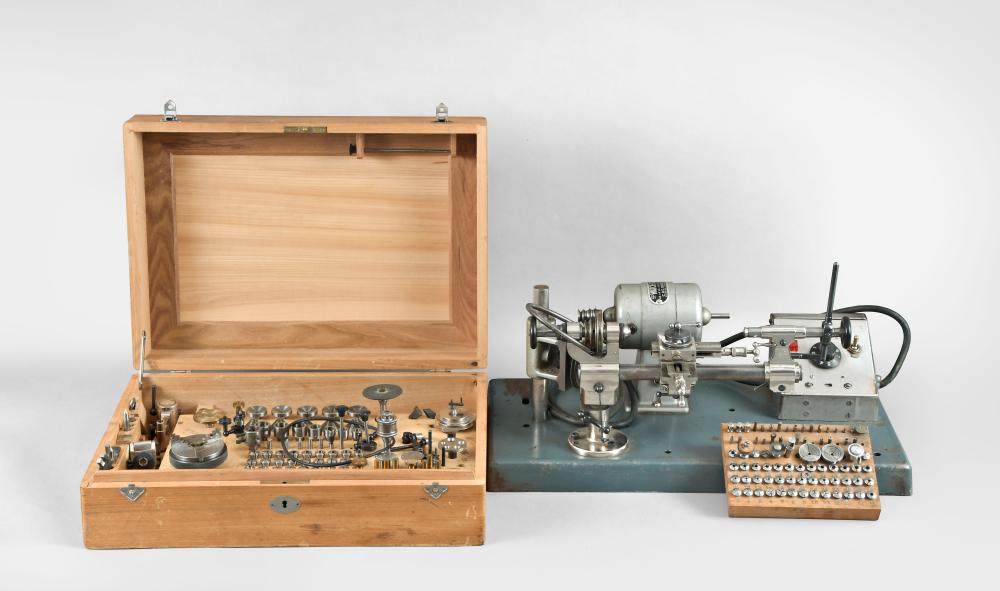 A nice Boley 8mm Geneva pattern lathe with box and (1 of 5)