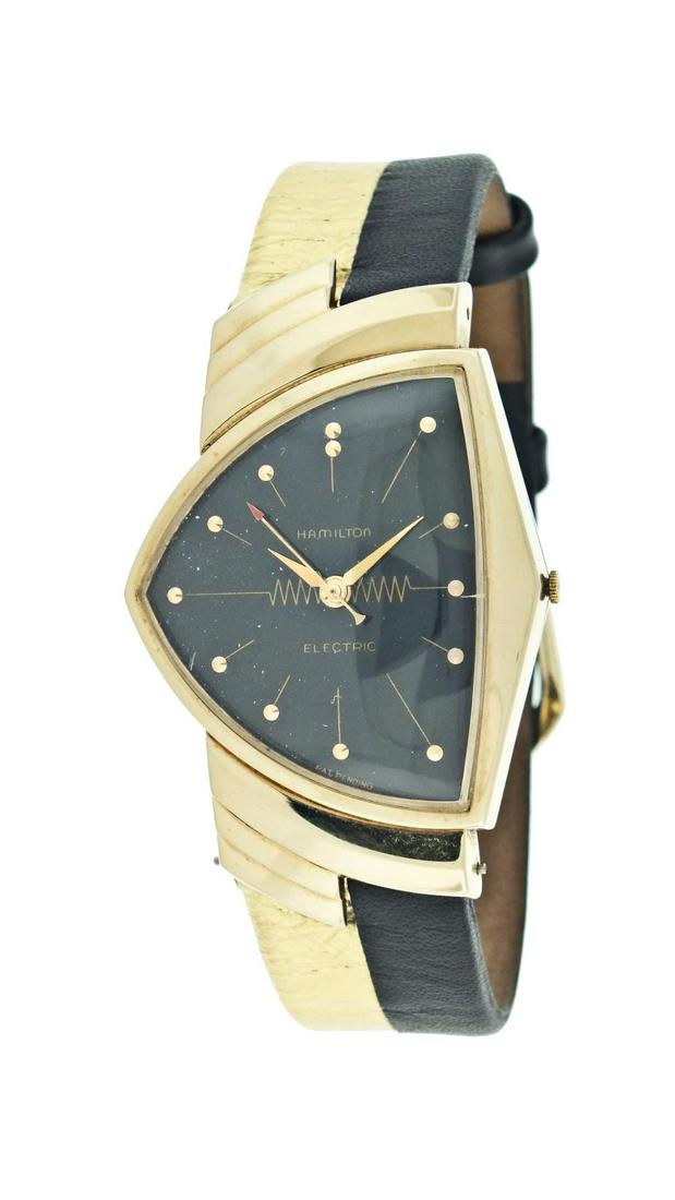 A Hamiton electric "Ventura" model wrist watch (1 of 6)