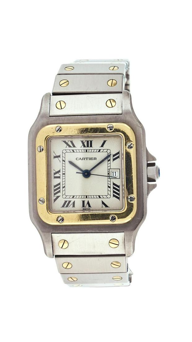 A man's Cartier Santos ref. 2961 gold and stainless (1 of 5)