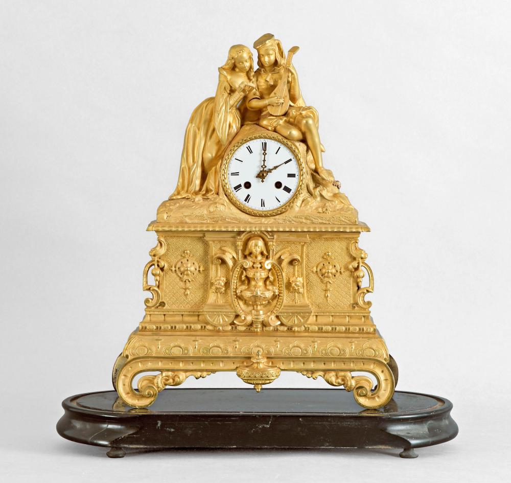 A second Empire French figural mantel clock (1 of 10)