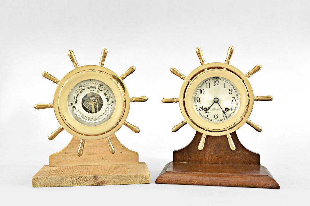 Chelsea Clock Co., Boston, Mass., "Yacht Wheel or (1 of 2)
