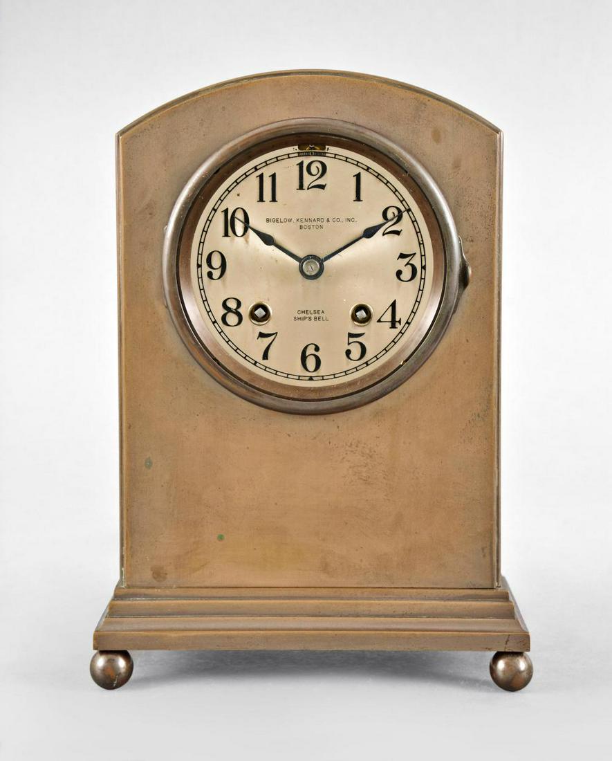 Chelsea Clock Co. Sheraton mantel clock for Bigelow, (1 of 4)