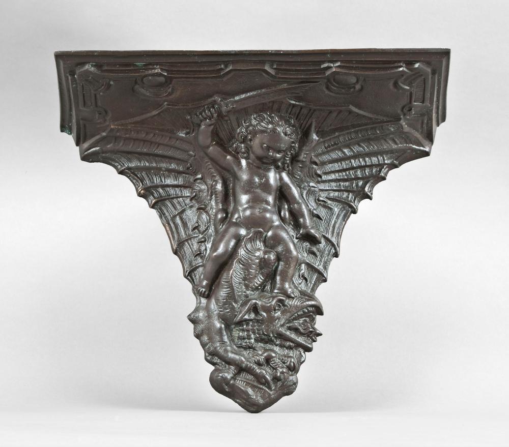 Nicholas Muller, New York, cast bronze shelf (1 of 4)