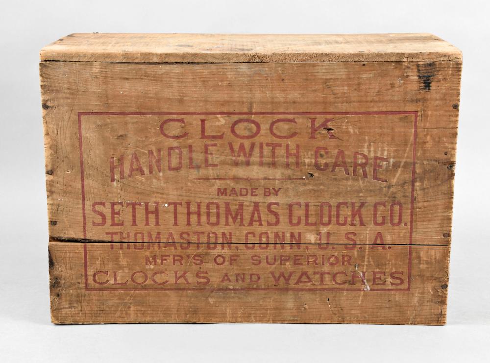 Wooden Crate for Seth Thomas Shelf Clock (1 of 3)