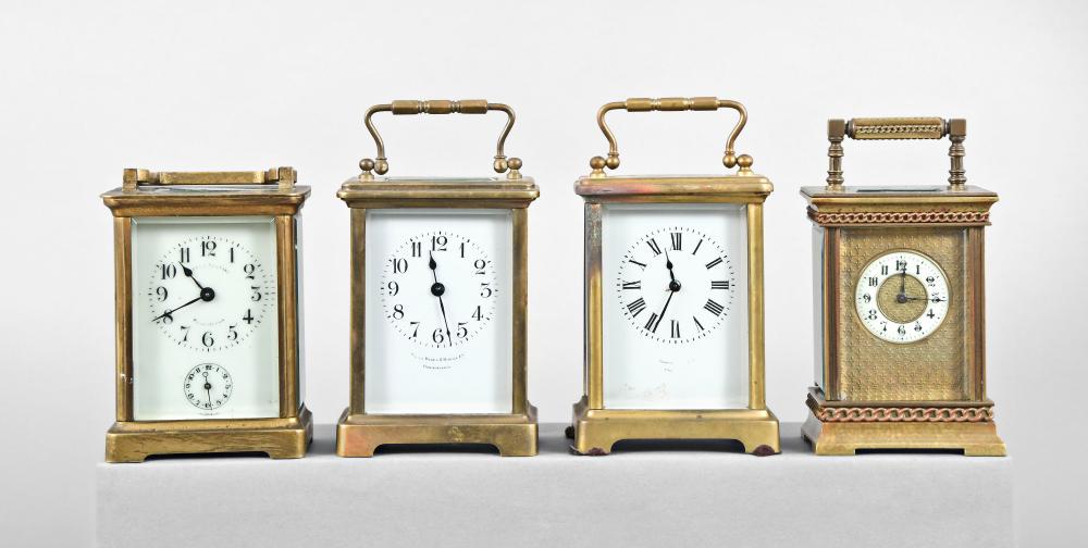 Four French Carriage Clocks (1 of 7)