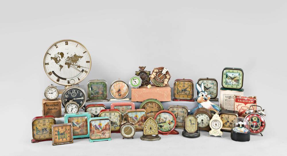 Large lot of Animated Alarm Clocks and Novelty Clocks (1 of 2)