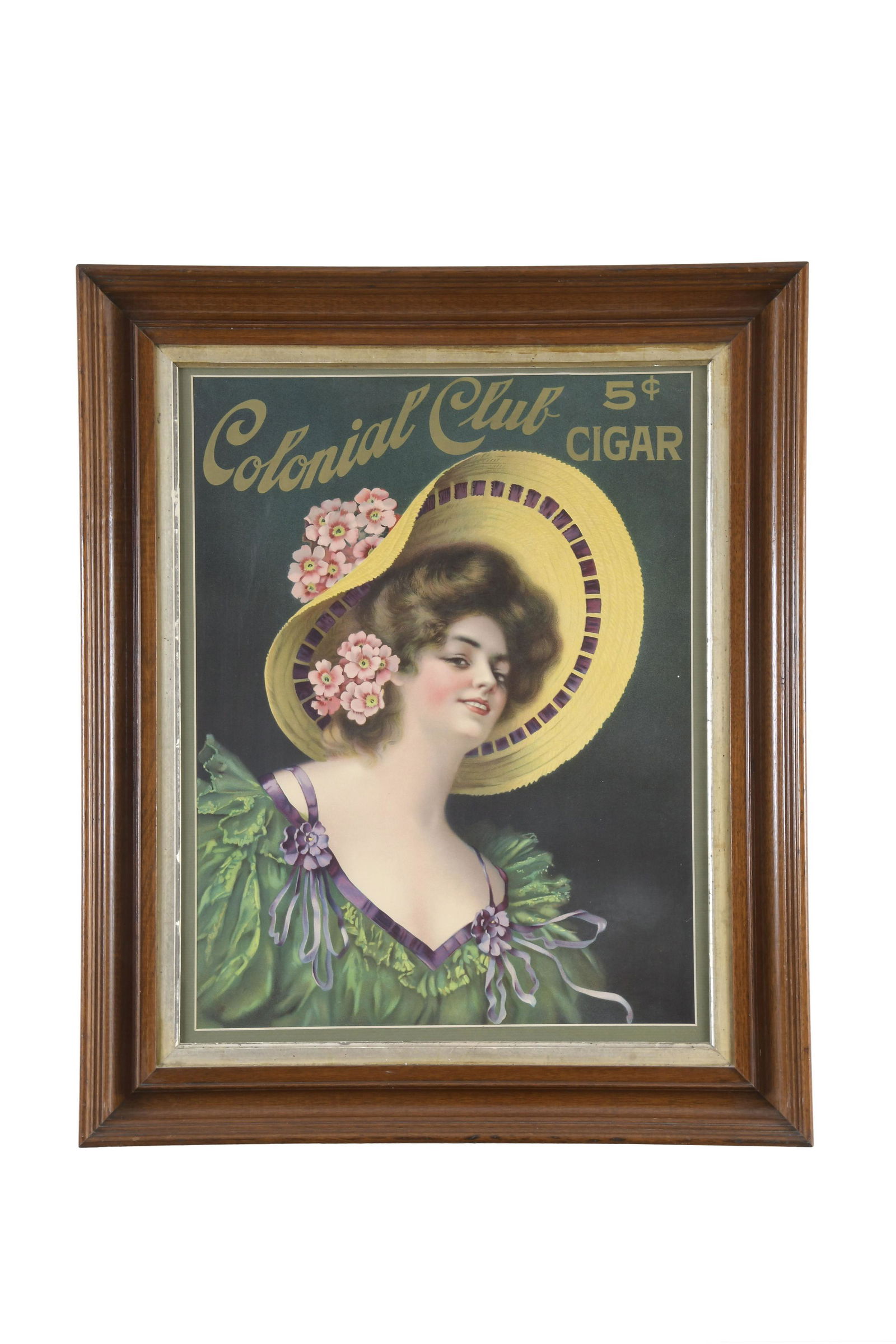 A good Colonial Club Cigars framed advertising (1 of 3)