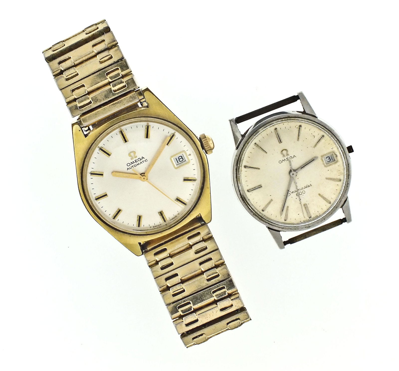 A lot of two Omega wrist watches (1 of 6)