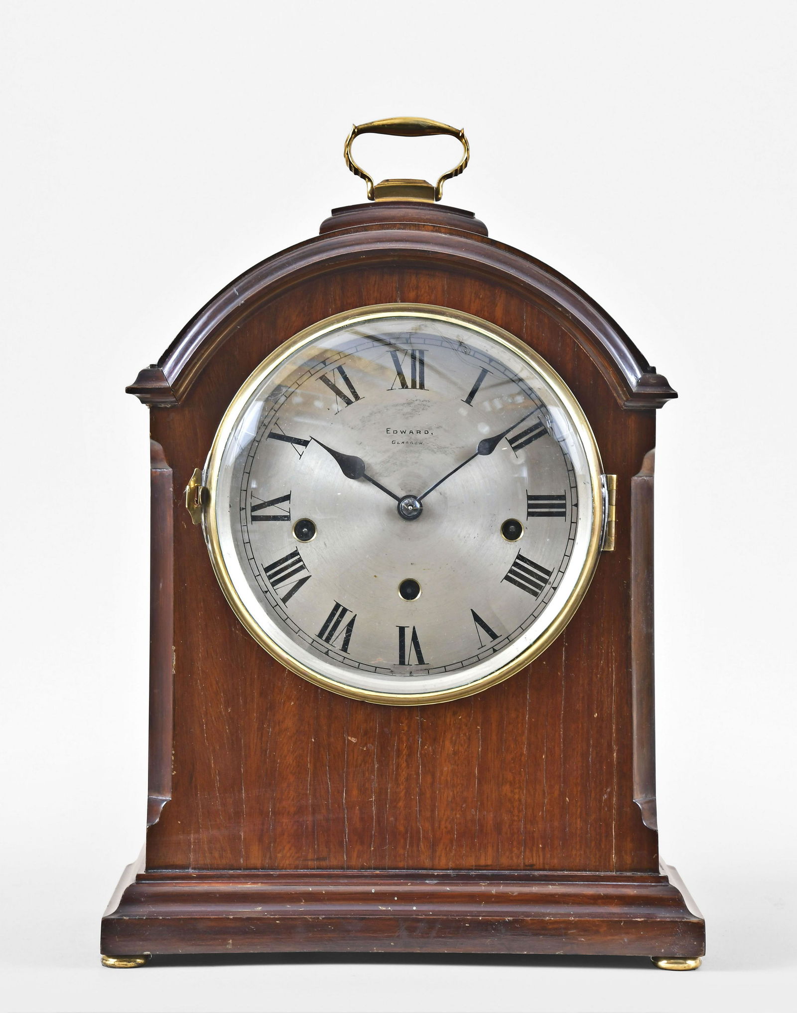 Unknown French made for Edward, Glascow, bracket clock (1 of 6)